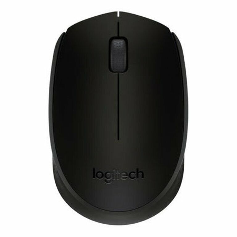 mouse logitech B170 wireless per pc nero con tappetino, tastiera vultech