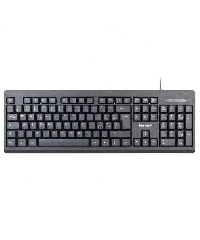 mouse logitech B170 wireless per pc nero con tappetino, tastiera vultech