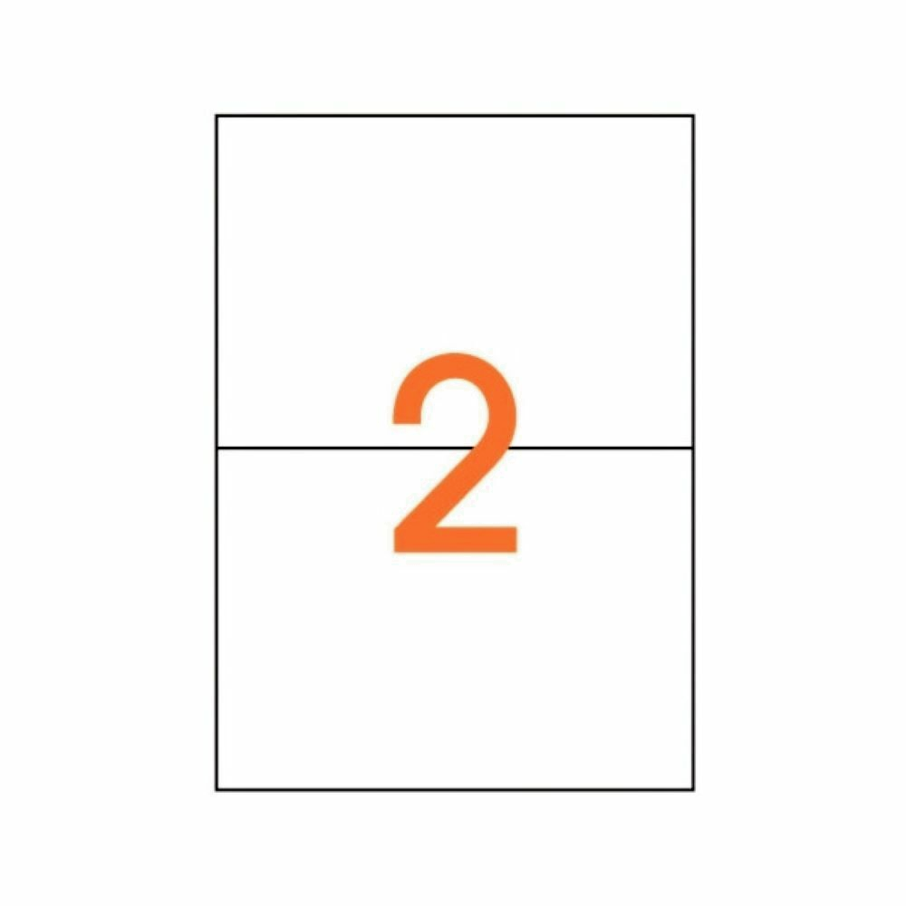 200 etichette adesive A4 personalizzate a4210148, 210x148mm, IPERTEK / IDLABEL