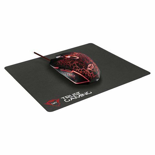 mouse e tappetino da gioco Trust Gaming GXT 783 2.400 dpi pc ps4 xbox 6 pulsanti