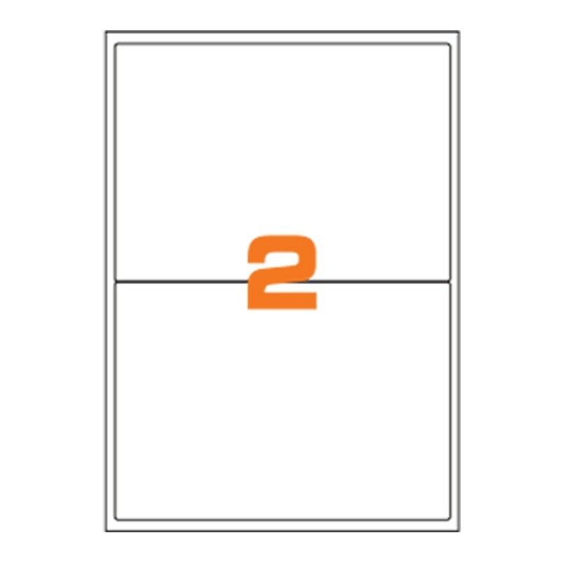 2 etichette adesive A4 personalizzate a4200142, 200x142mm, IPERTEK IDLABEL