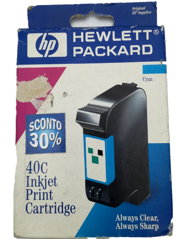cartuccia d'inchiostro originale hp 40c 51640c ciano