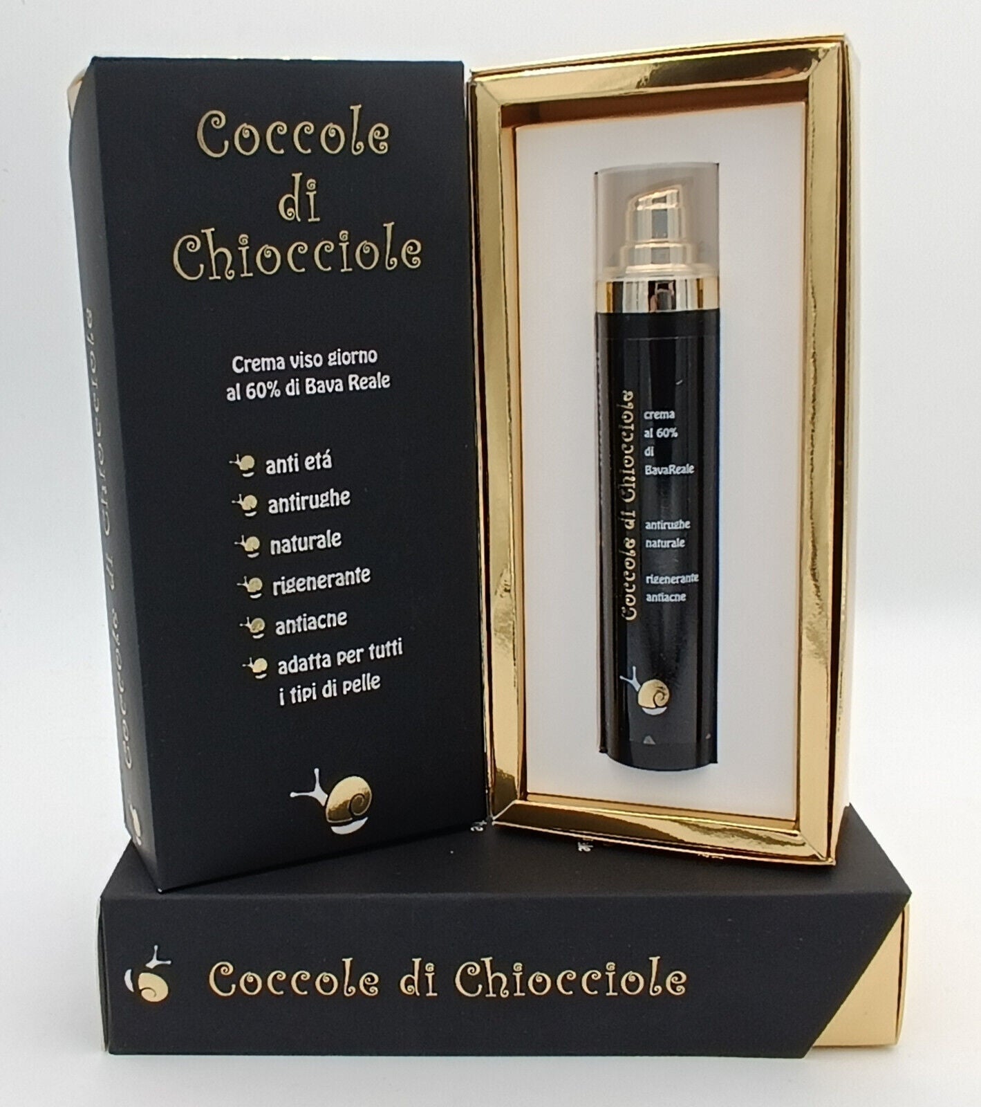 Crema viso Donna bava di lumaca idratante trattamento antirughe anti-age