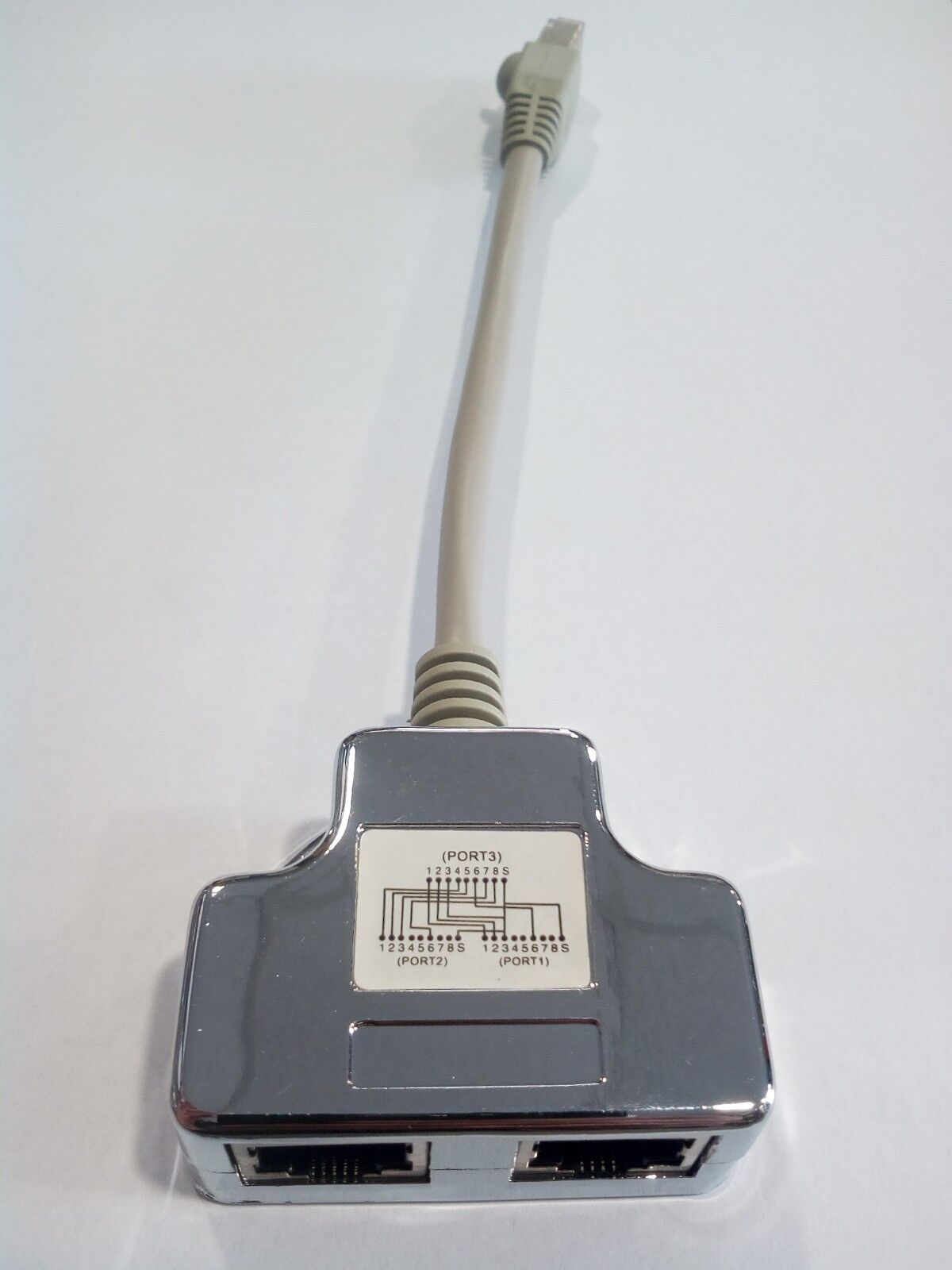 Splitter Sdoppiatore LAN Schermato Cat. 5E per 2 Linee Rj45 DIGITUS DN 93904