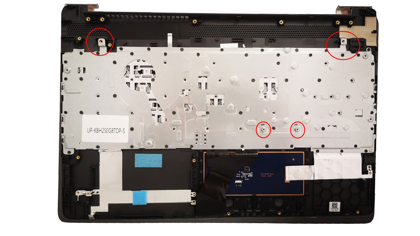 Ricambio tastiera x HP 250 G8 colore grigio scuro Originale HP nuova 2V0Q0ES