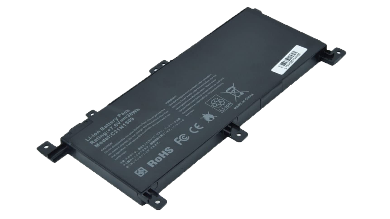 batteria compatibile per notebook Asus C21N1509 7,6V 5000 mAh 2 celle A556 F556