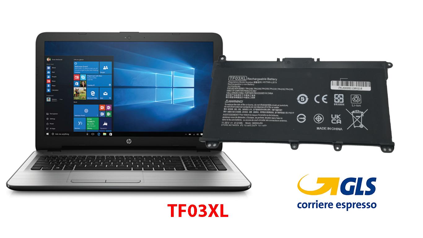 TF03XL Batteria ricaricabile Laptop per HP Pavilion 17-AR007CA 17-AR050WM