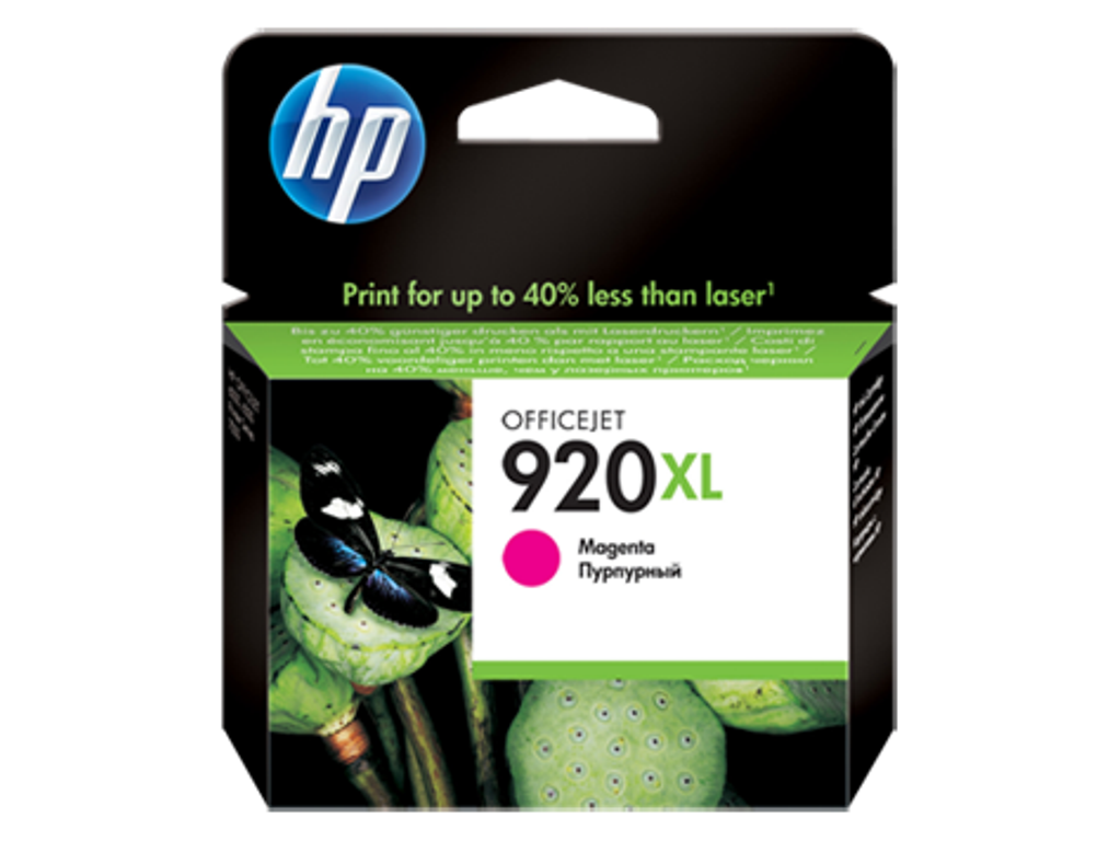 cartuccia ORIGINALE HP 920xl magenta cd973ae bgx 700 pagine scaduta