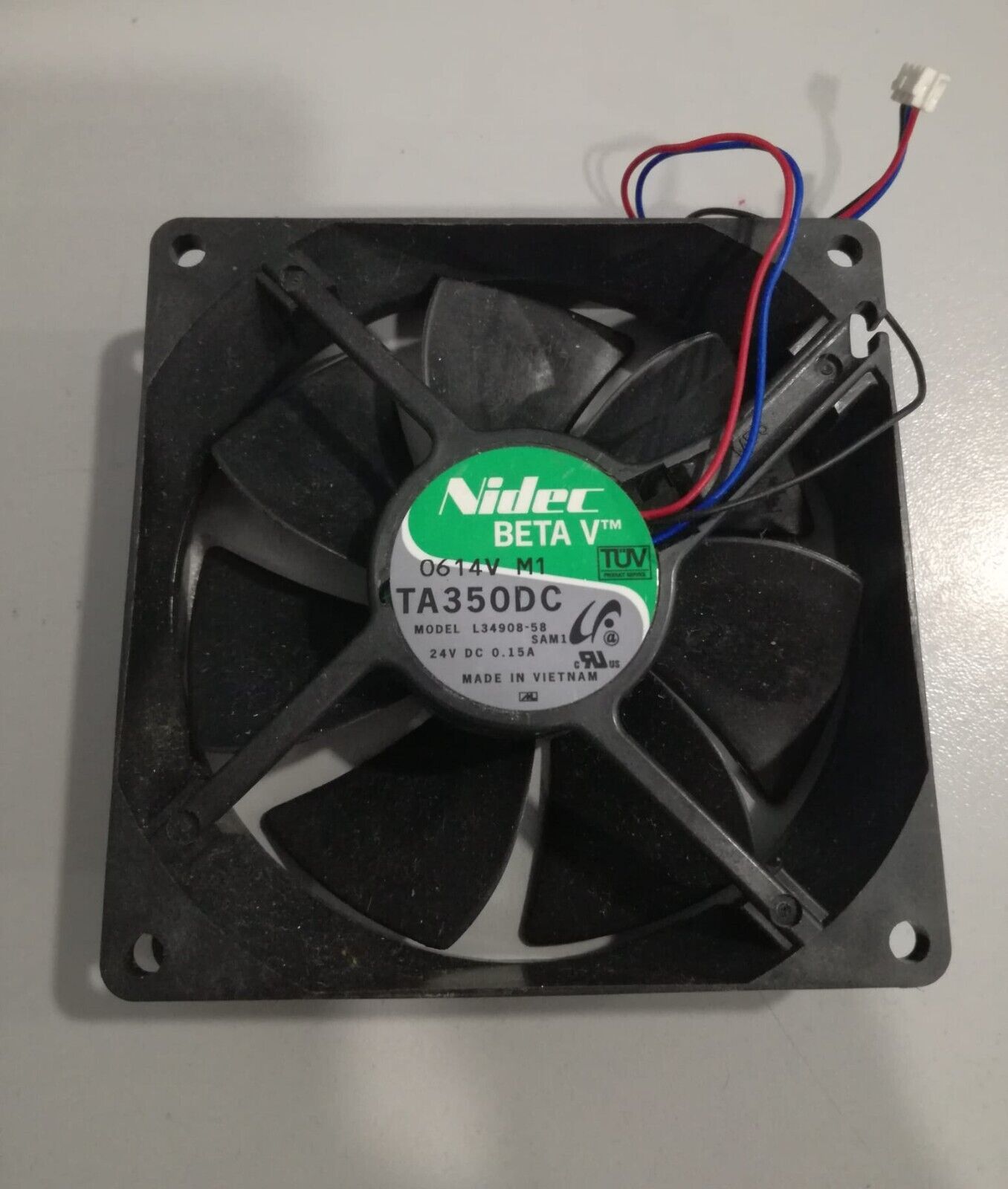 ta350dc ventola nidec 24v 0.15a l34908-58