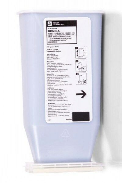 stok 3 toner originali konica minolta tk-500d 30313 nero 12.500 pagine