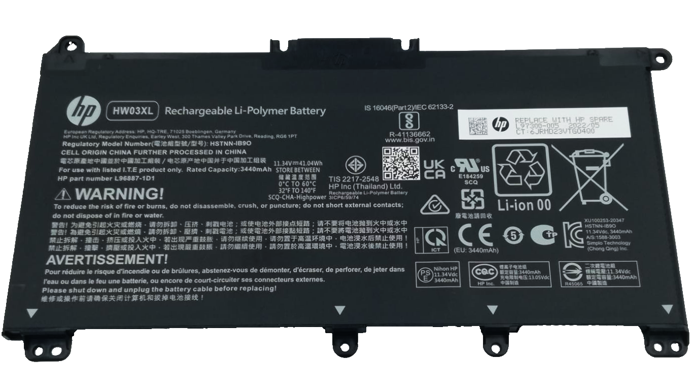 Batteria L11119-855 Originale HP HW03XL