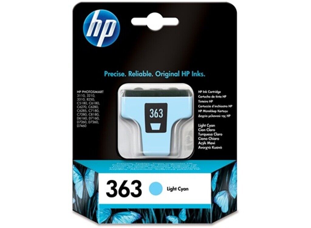 cartuccia originale 363 light ciano scaduta