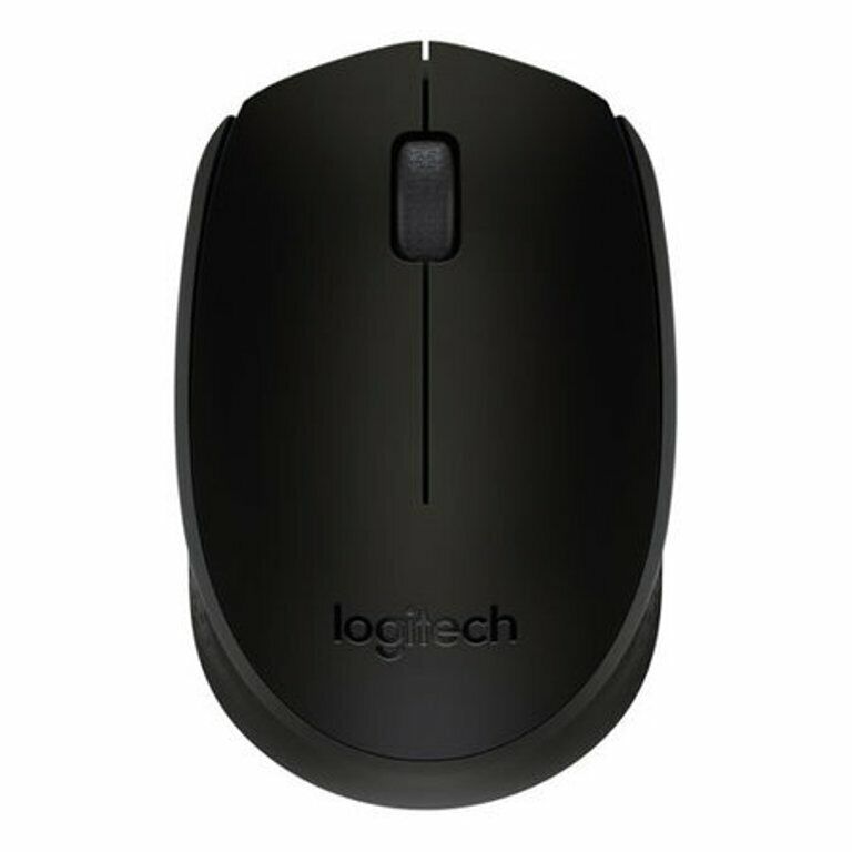 mouse logitech B170 wireless per pc nero con tappetino, tastiera  vultech