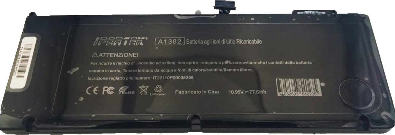 Sostituzione Batteria MacBook Pro 15  A1286 A1382 2011 2012 7070 mAh Unibody