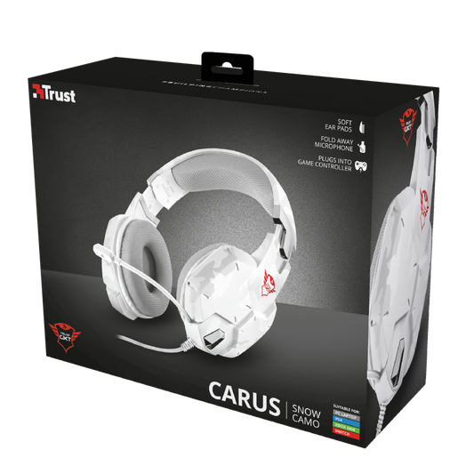 GXT 322W cuffie gaming da gioco imbottite in maglia a rete + microfono TRUST pc