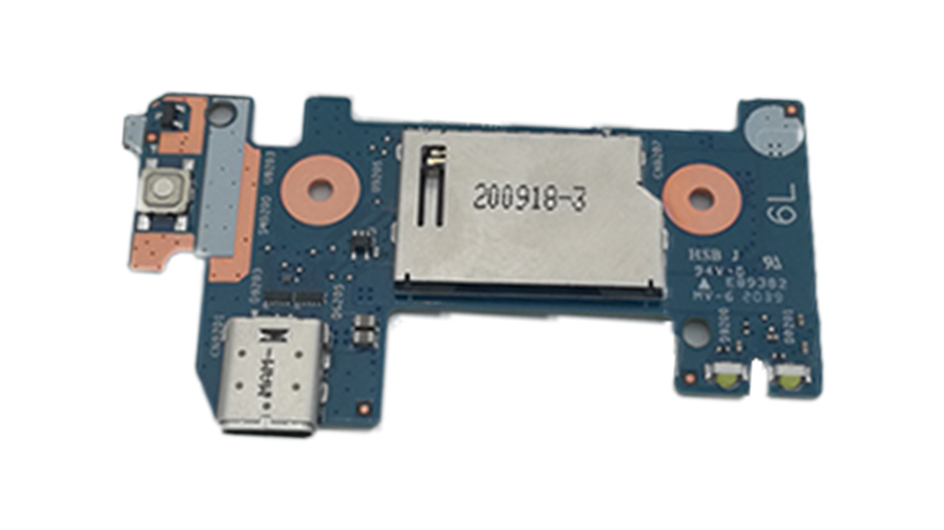 Scheda card reader con pulsante accensione HP 240 G8 cod E89382  203B4EA