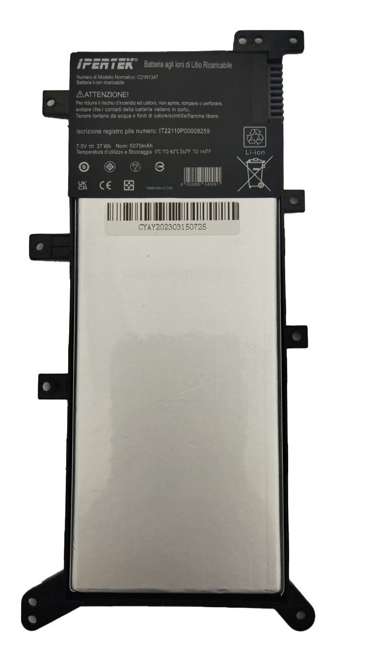 Batteria Asus C21N1347 X554L X555 X555L X555LA X555LD X555LN 4930mAh compatibile