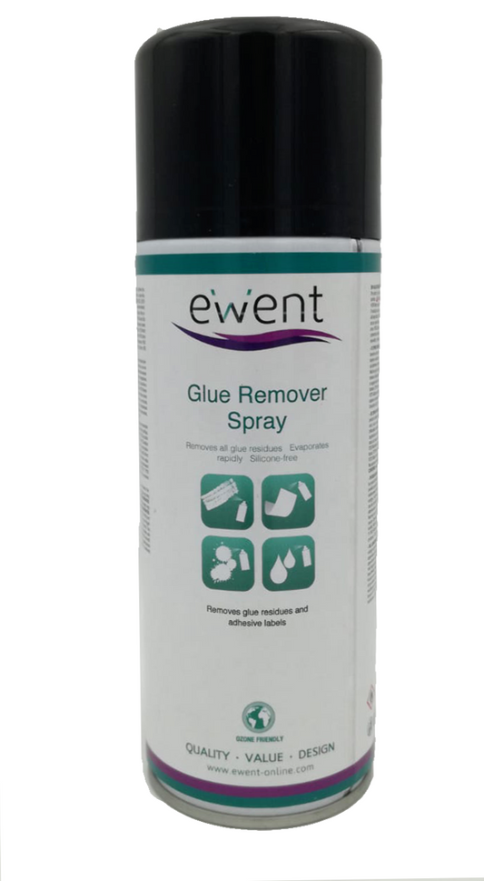 Ewent EW5627 spray rimuovi colla, rimuove residui di grasso e oli 400 ml nuovo