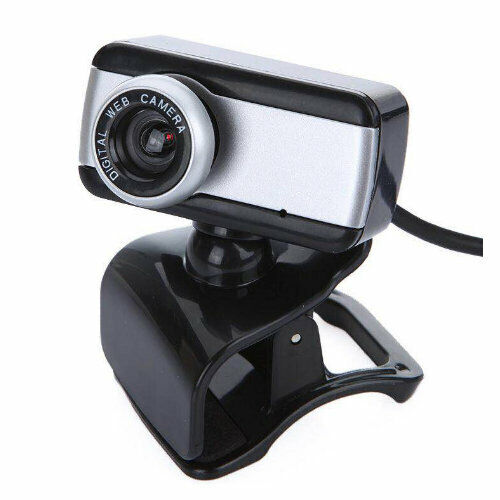 webcam hd + microfono  EN-WB-183 640x480 px30fps usb 1.8m encore nero-argento