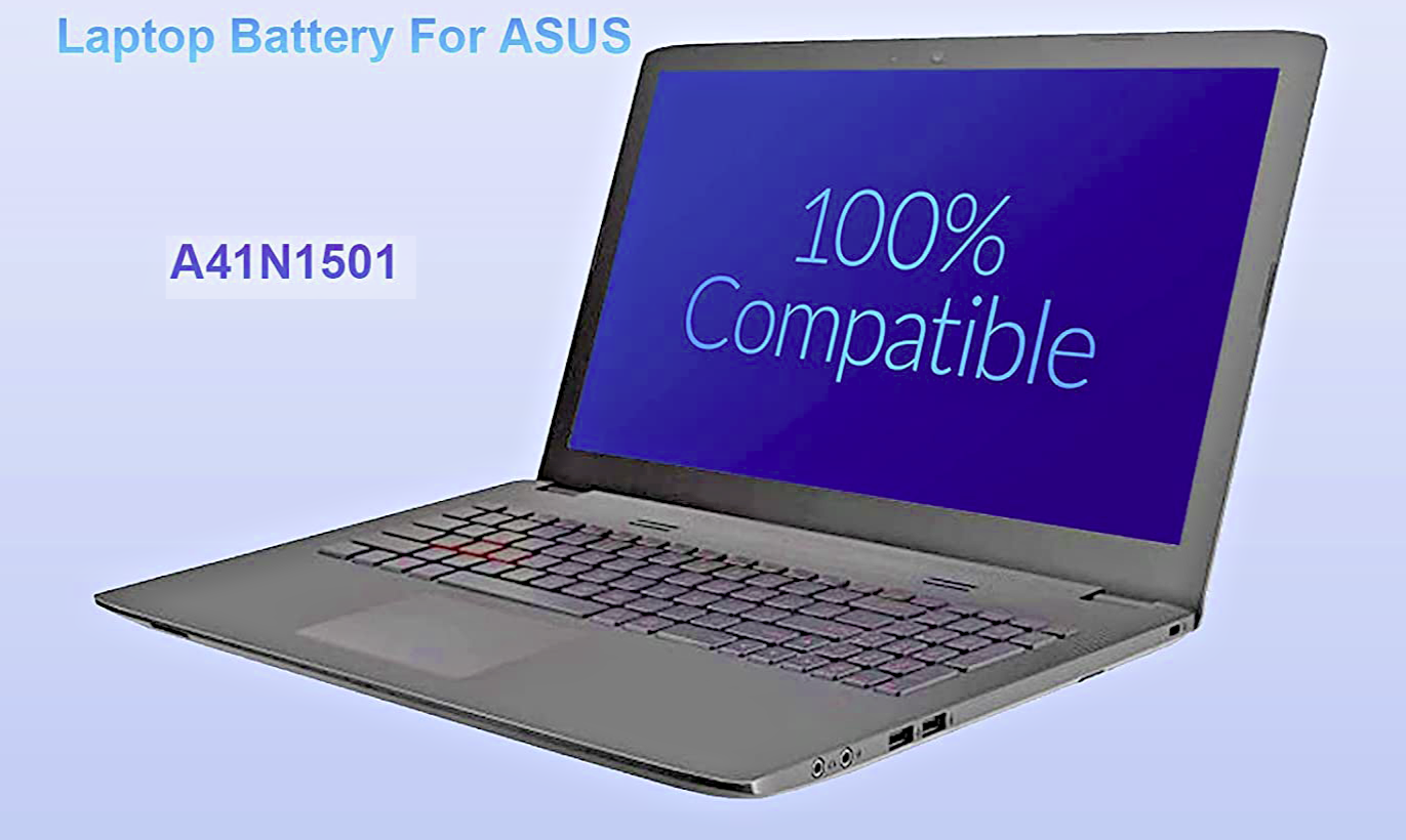 Batteria per Asus A41N1501 notebook computer portatile 15V 2600mAh ricambio Pc