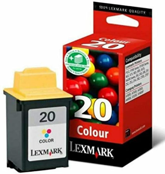 cartuccia d'inchiostro originale lexmark 20 nuova sigillata x63x70x83 15m0120