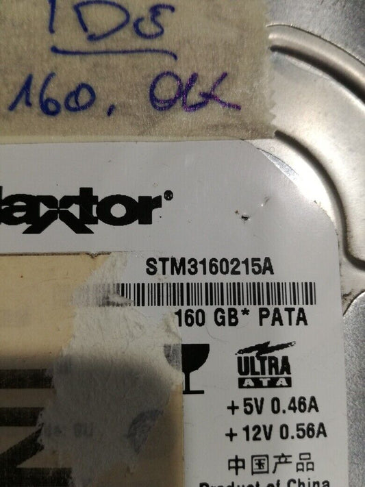 hard disk interno stm3160215a maxtor 160 gb 3.5'' sata hd17, usato