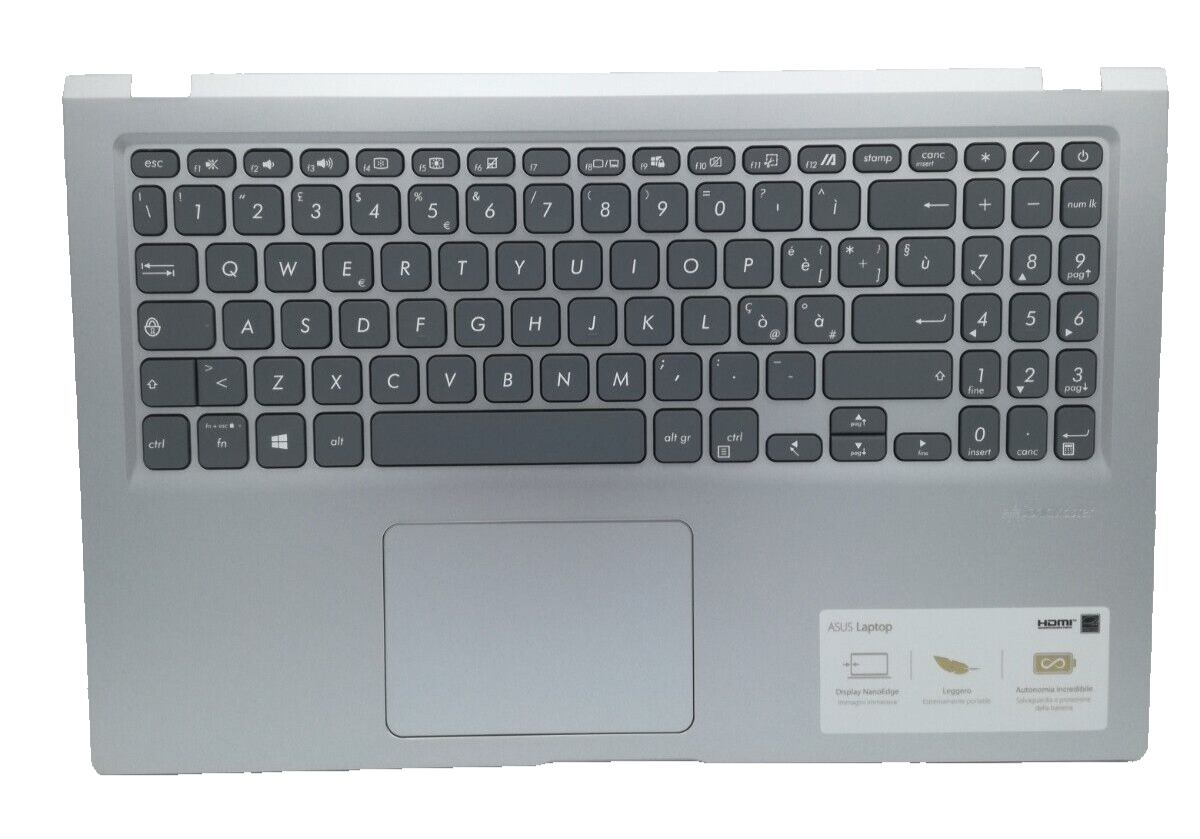Ricambio tastiera x ASUS F515JA-BR700T silver Originale 13NB0SR2P02113-3