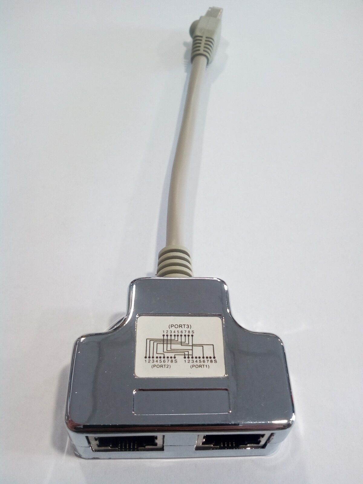 Splitter Sdoppiatore LAN  Schermato  Cat. 5E per 2 Linee Rj45 DIGITUS DN 93904