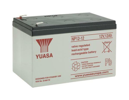 accumulatore Batteria al piombo originale yuasa np12-12 12v 12 ah per ups