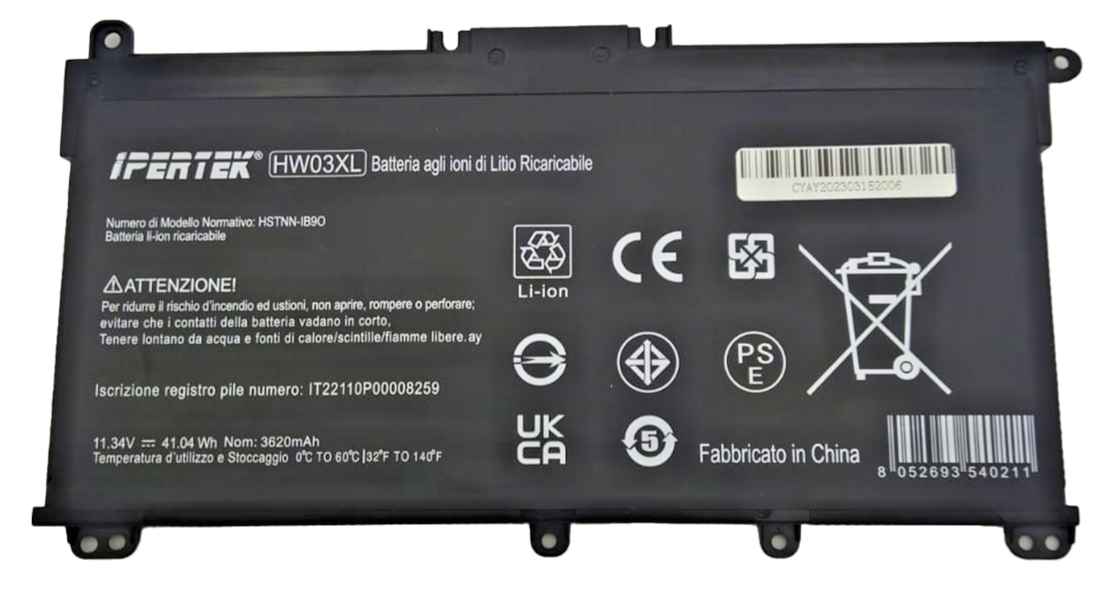 Sostituzione Batteria HW03XL compatibile per computer portatile notebook HP 250
