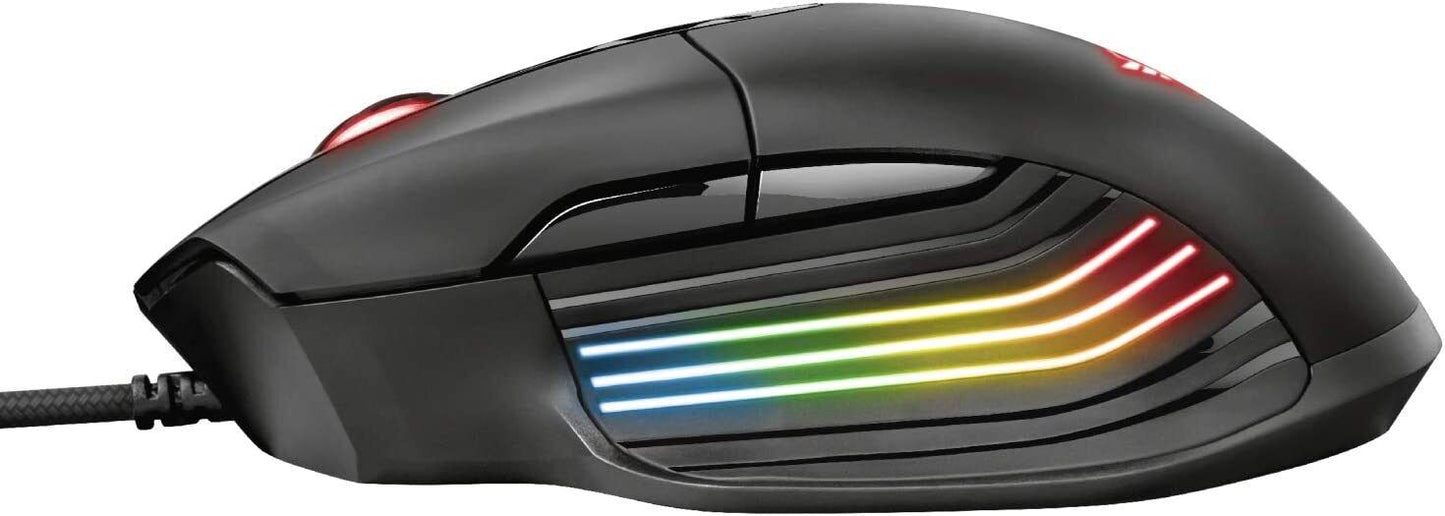 Mouse da Gioco Trust Gaming GXT 940 ergonomico 10.000 DPI 8 pulsanti led rgb