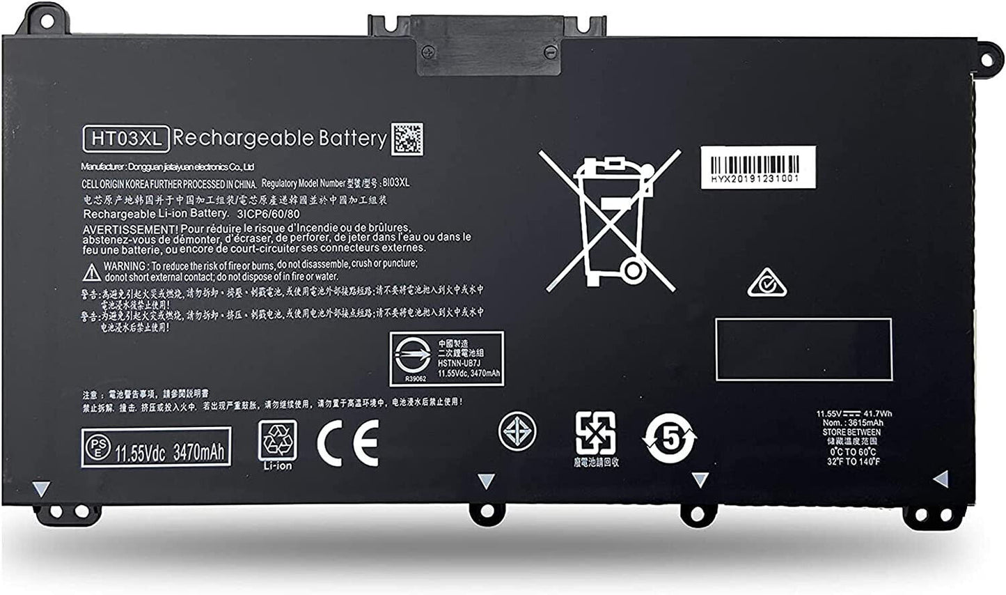 ht03xl batteria per laptop hp 250 255 340 340 48 g7 hstnn-lb8l hstnn-db8s hstnn-