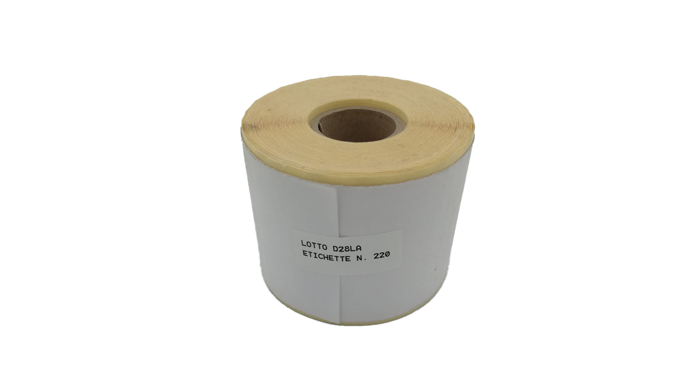 5 rotoli etichette termiche adesive compatibili 110 x 54 mm 220 etichette D28LA