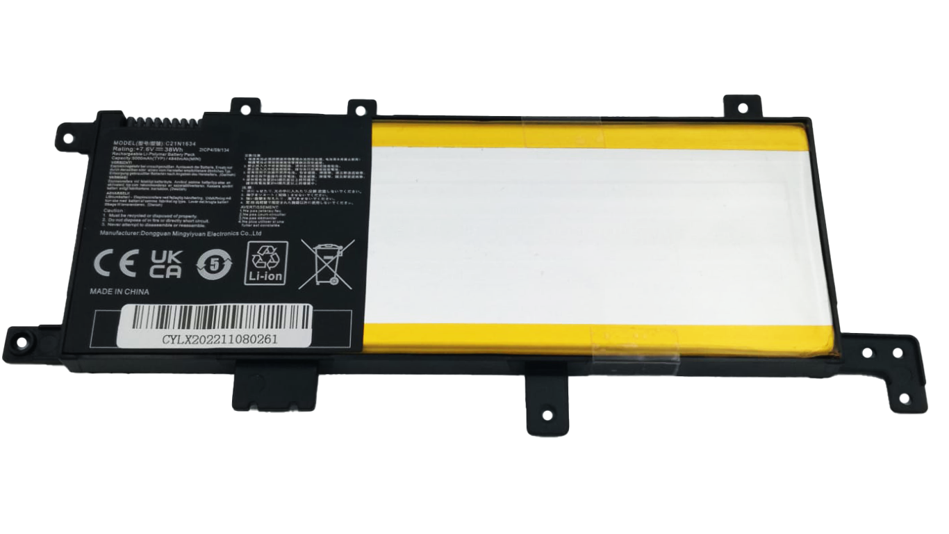 batteria asus c21n1634 laptop sostituzione vivobook X542 F542 X542BP 38Wh 7,6V