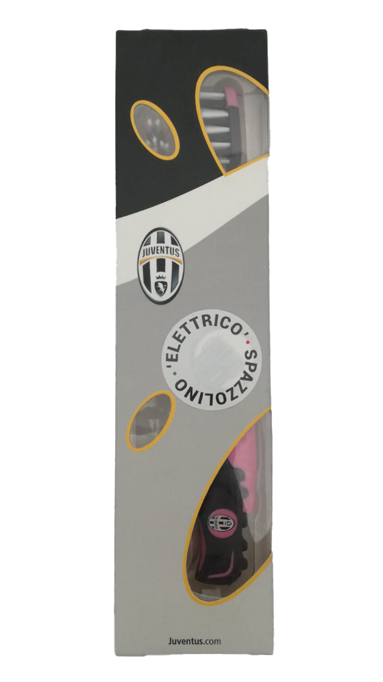 Spazzolino Elettrico medio JUVENTUS con Logo e licenza Ufficiale Originale